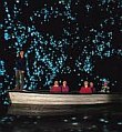 Boat ride inside the Waitomo Caves